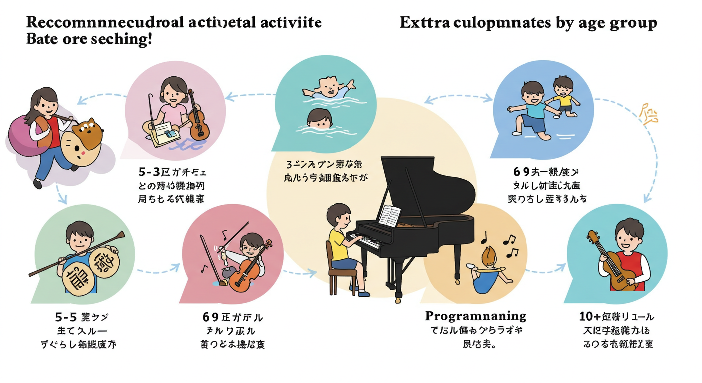 年齢別おすすめ習い事チャート